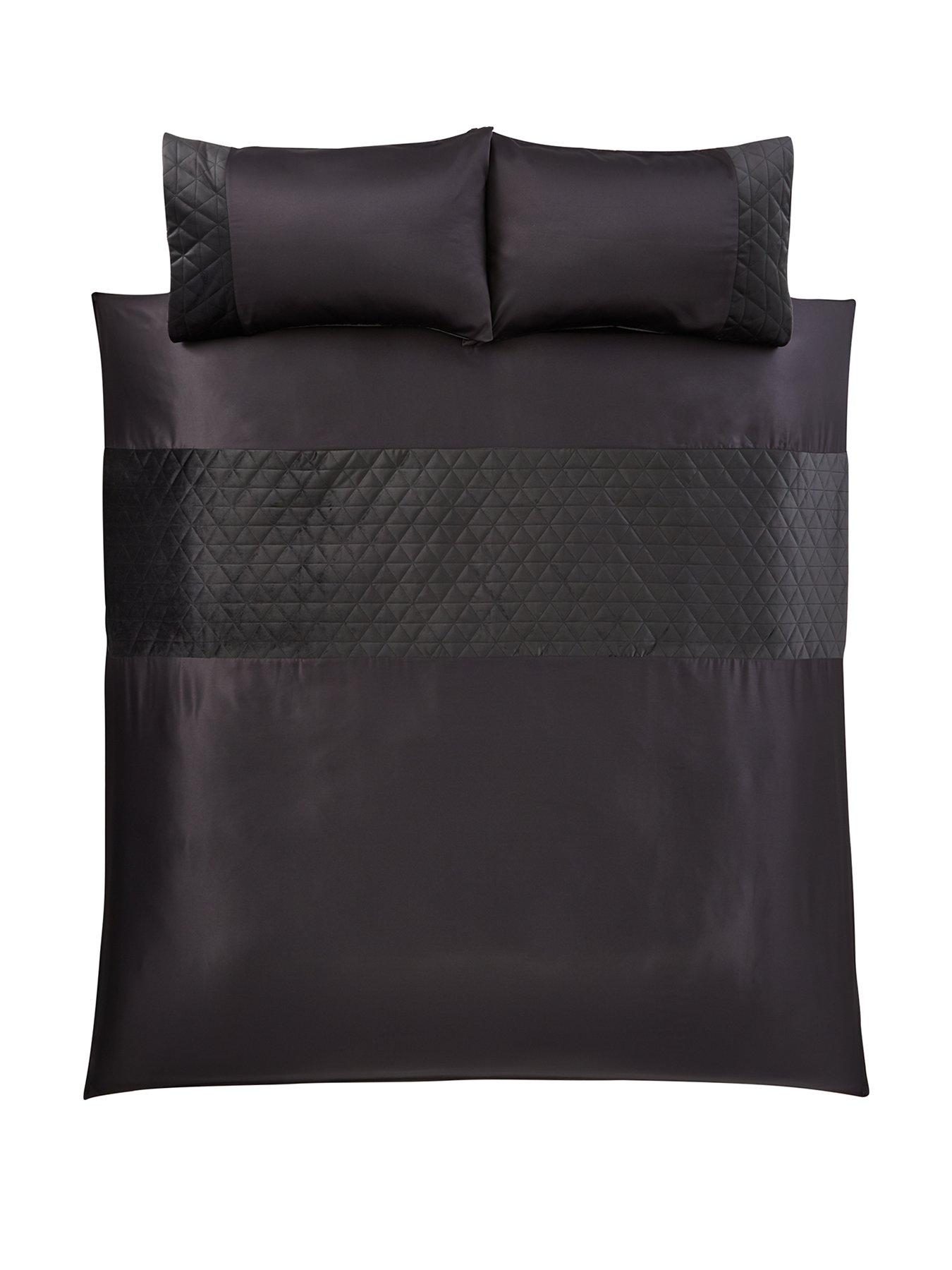 Bailey Pinsonic Duvet Cover - Charcoal | very.co.uk
