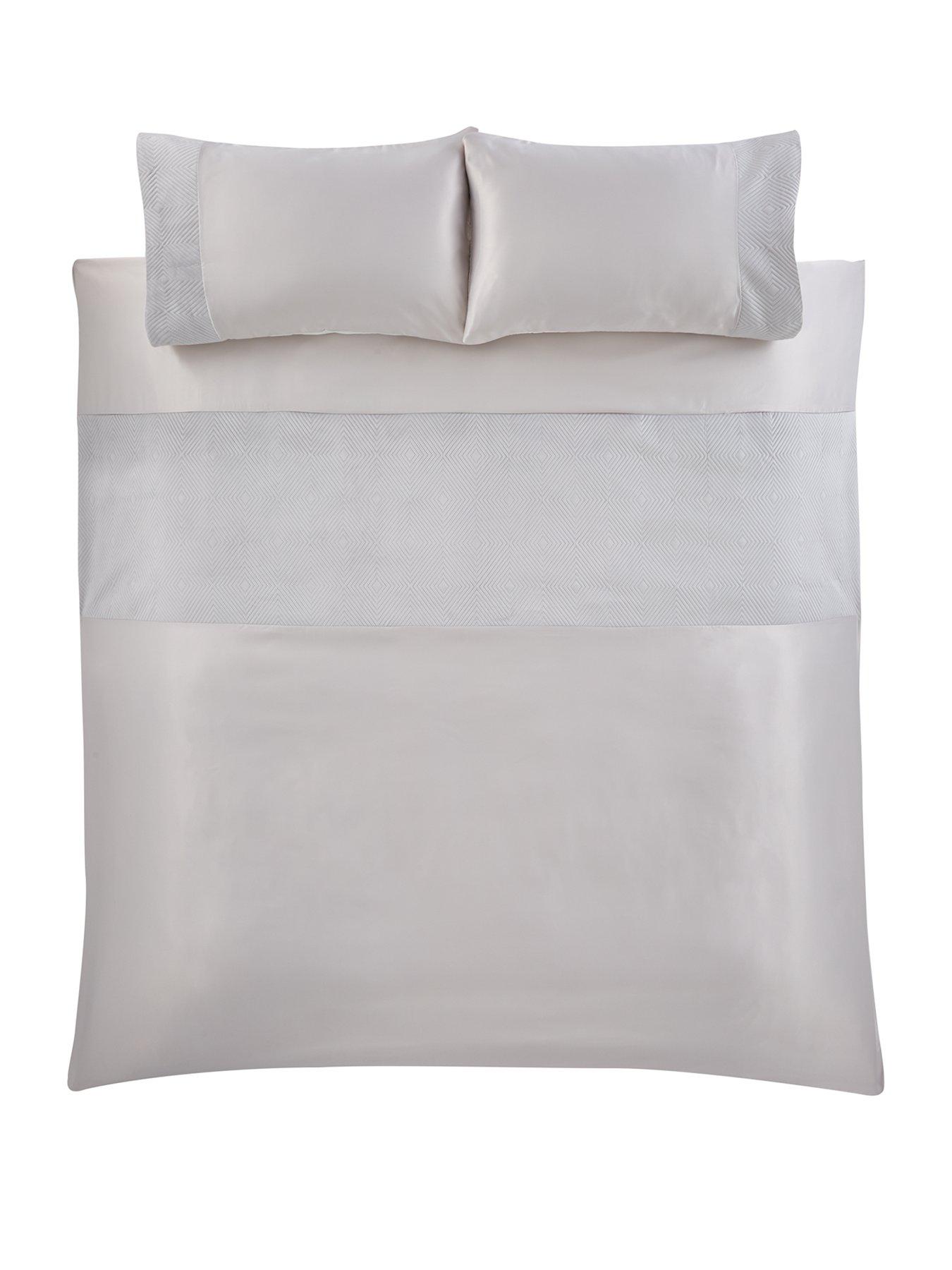 Bailey Pinsonic Duvet Cover Set - Silver | very.co.uk
