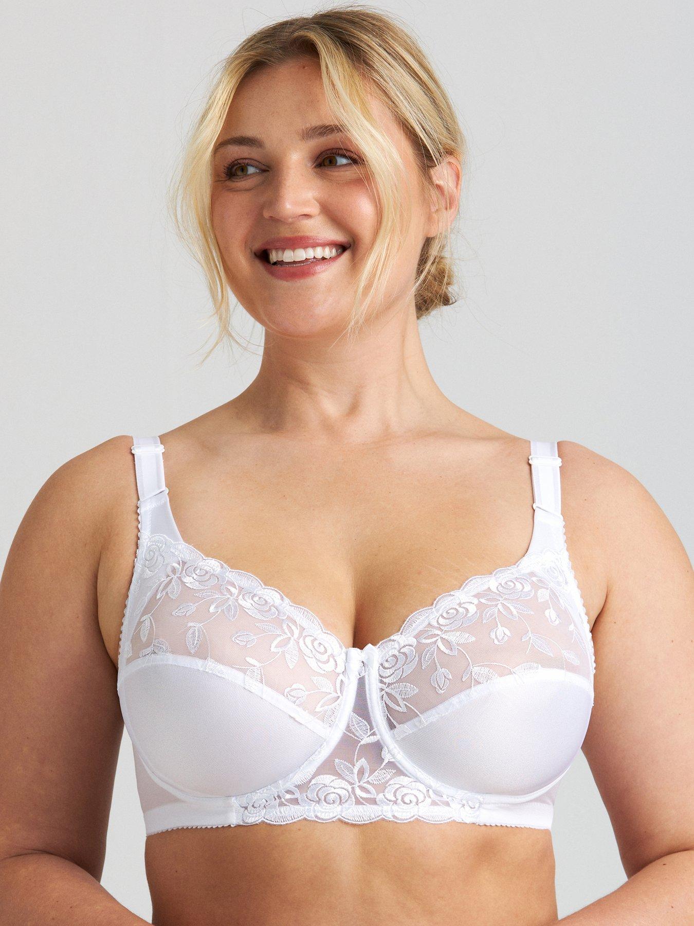 Image 3 of 3 of Miss Mary of Sweden Rose Underwired Bra With Embroidery