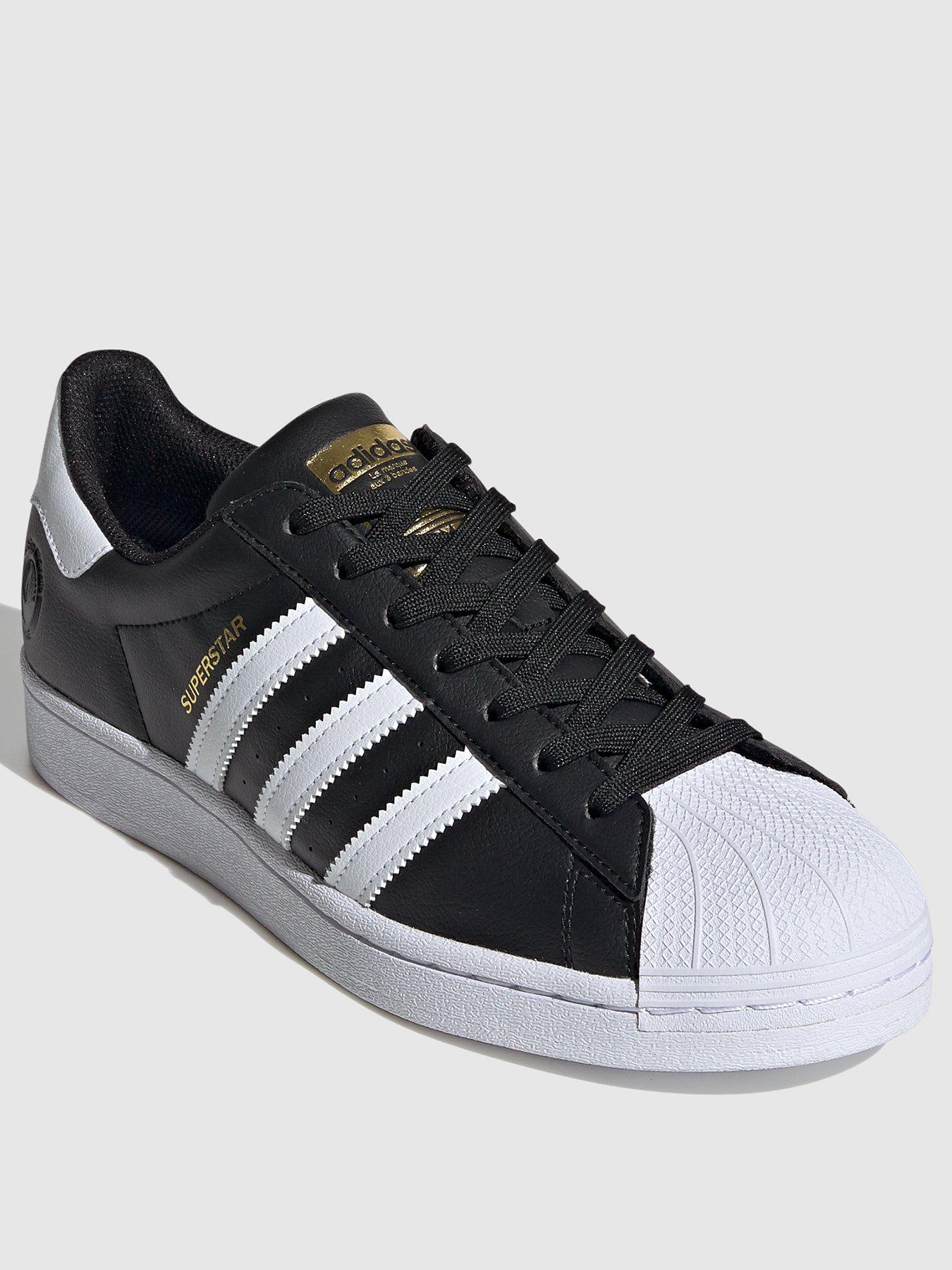 black and white superstar adidas womens