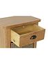 image of k-interiors-shelton-ready-assembled-solid-wood-1-drawer-2-basket-sideboard