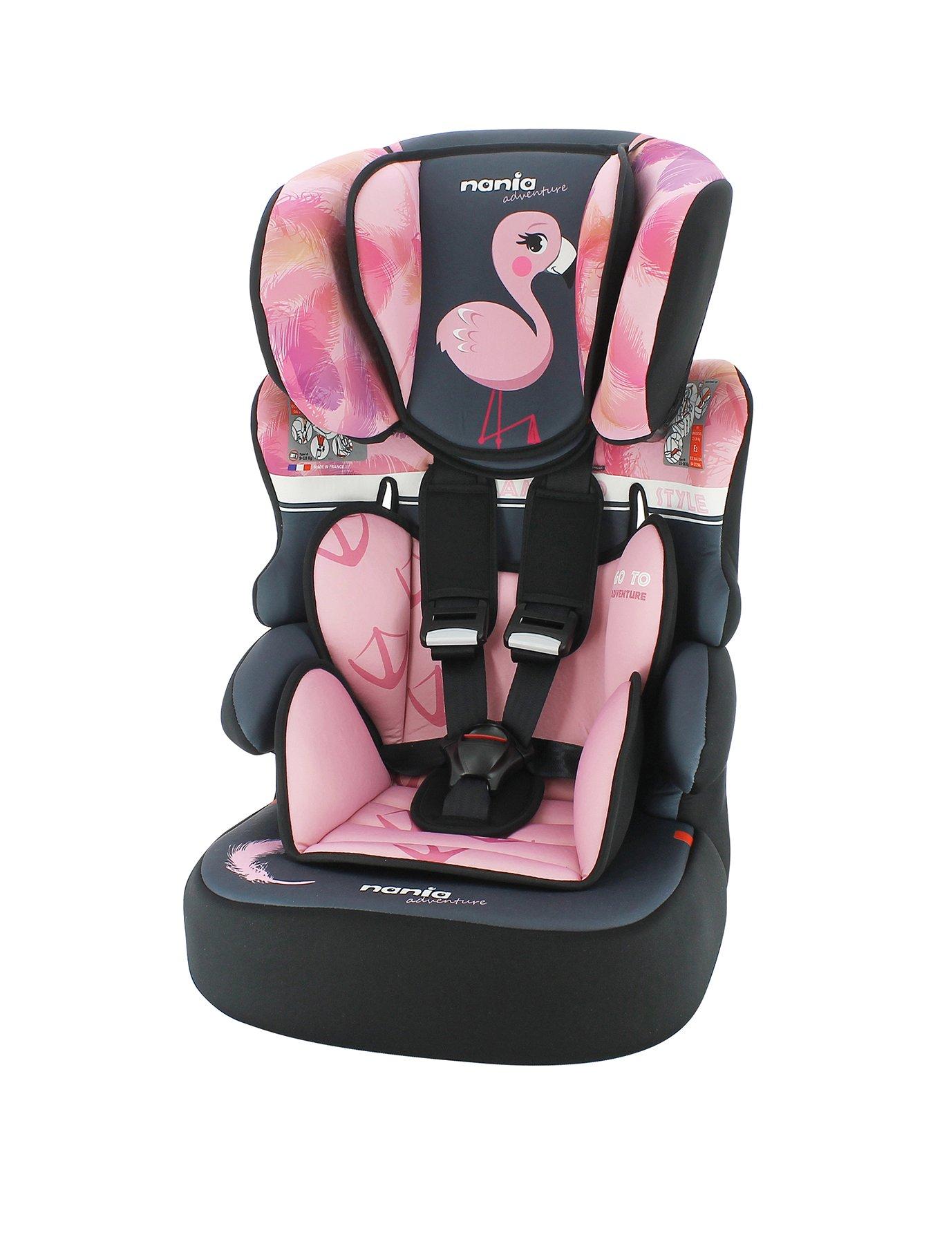 Nania Ladybird Adventure Race I High Back Booster Car Seat 76 140cm 9 months to 12 years Belt Fit Very