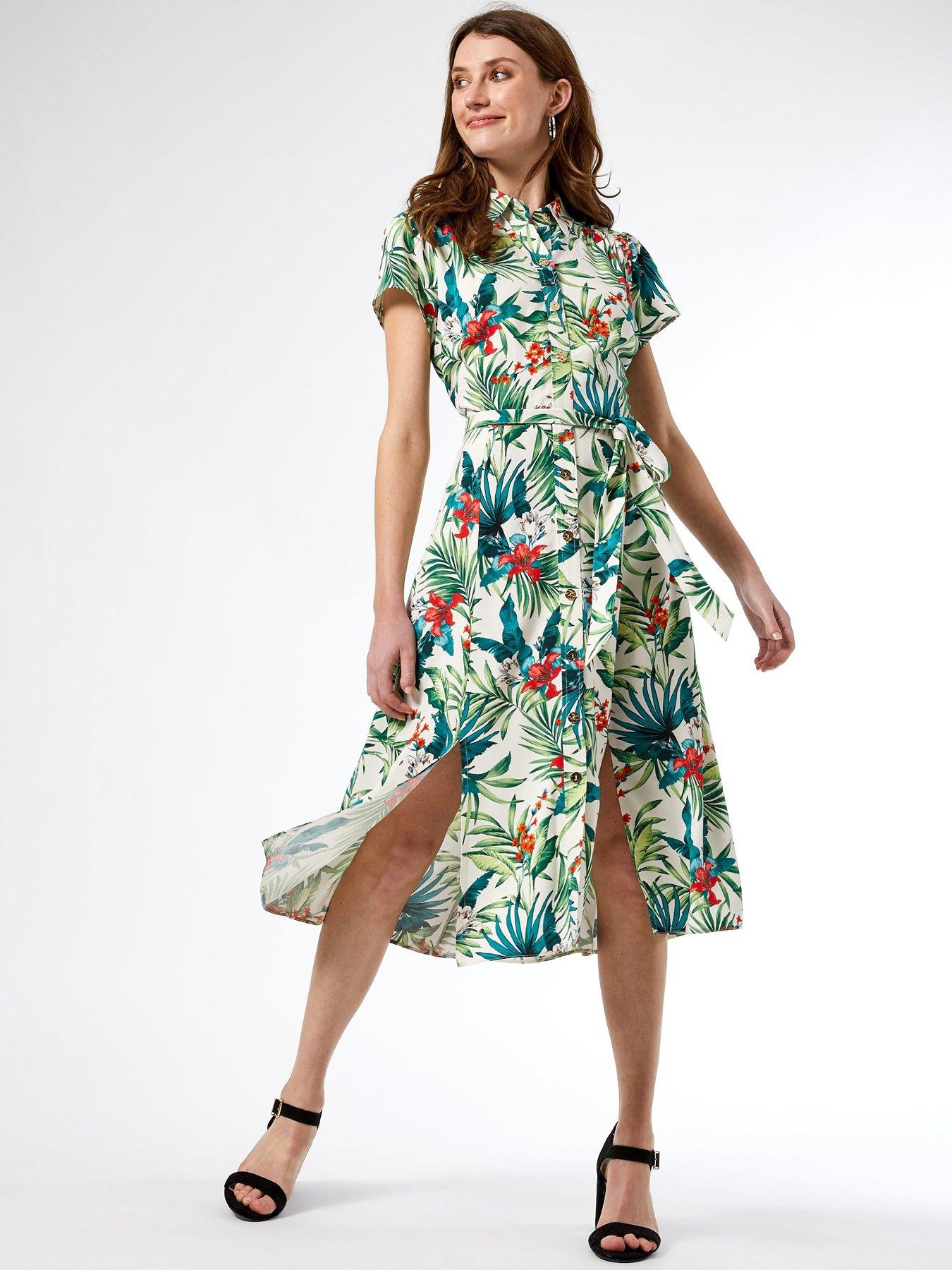 dorothy perkins tropical dress