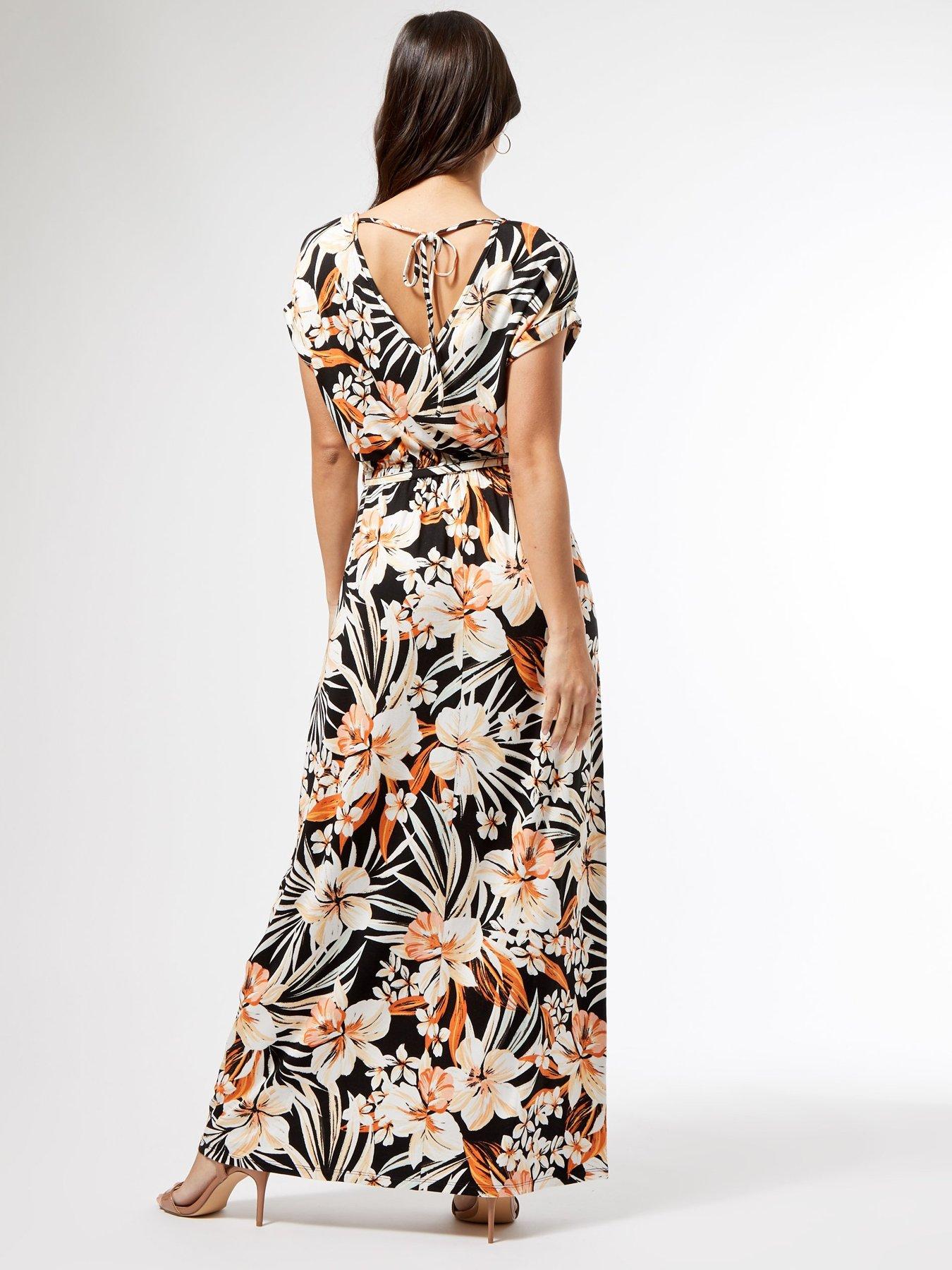petite tropical maxi dresses