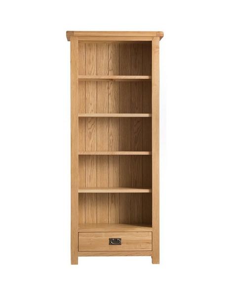 k-interiors-alana-ready-assembled-solid-wood-bookcase
