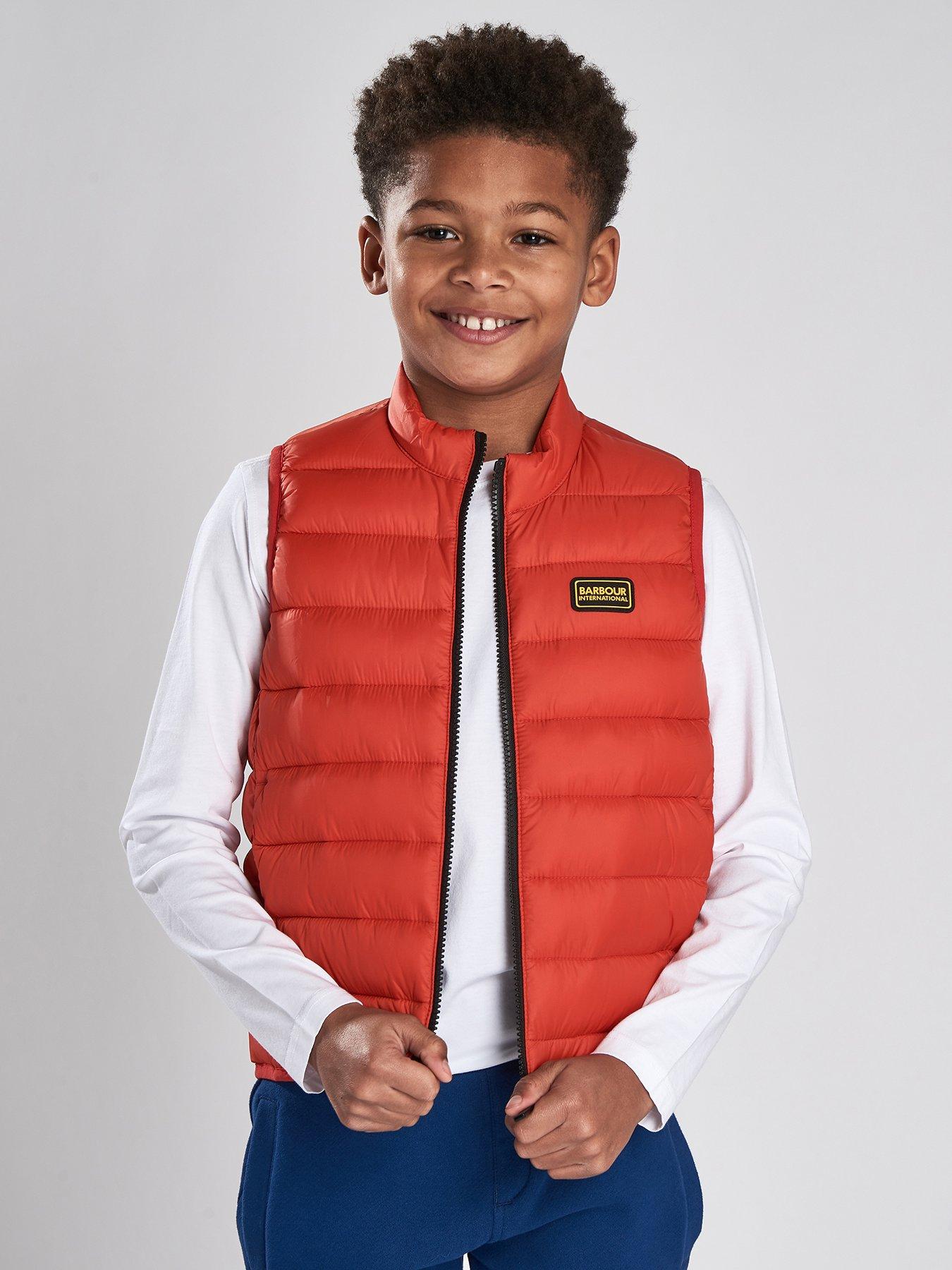 barbour gilets Orange