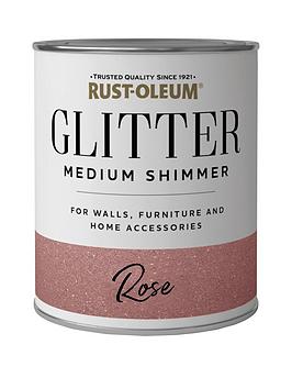Product photograph of Rust-oleum Glitter Medium Shimmer Paint Ndash Rose from very.co.uk