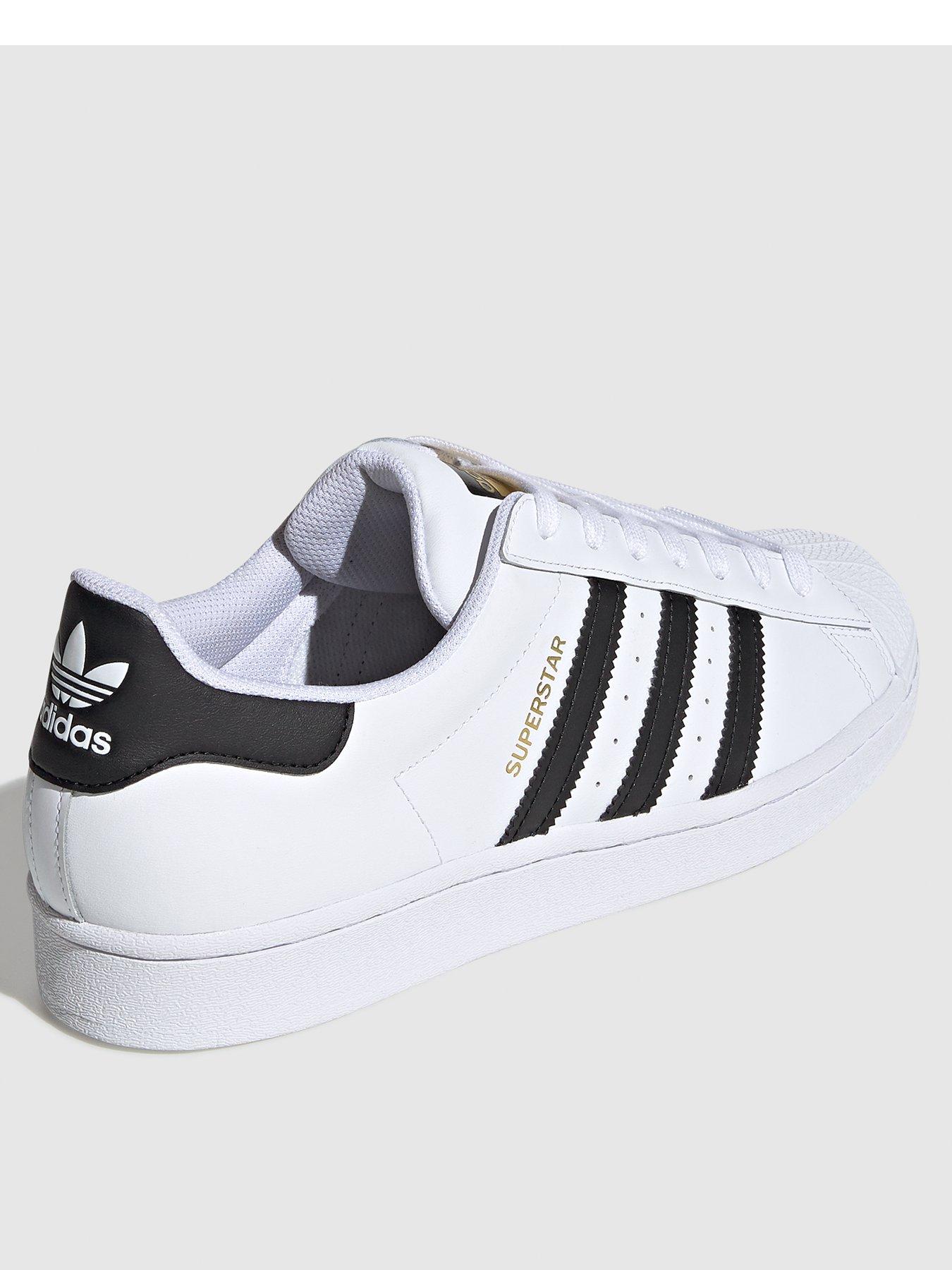 adidas Originals Superstar Trainers White Black very