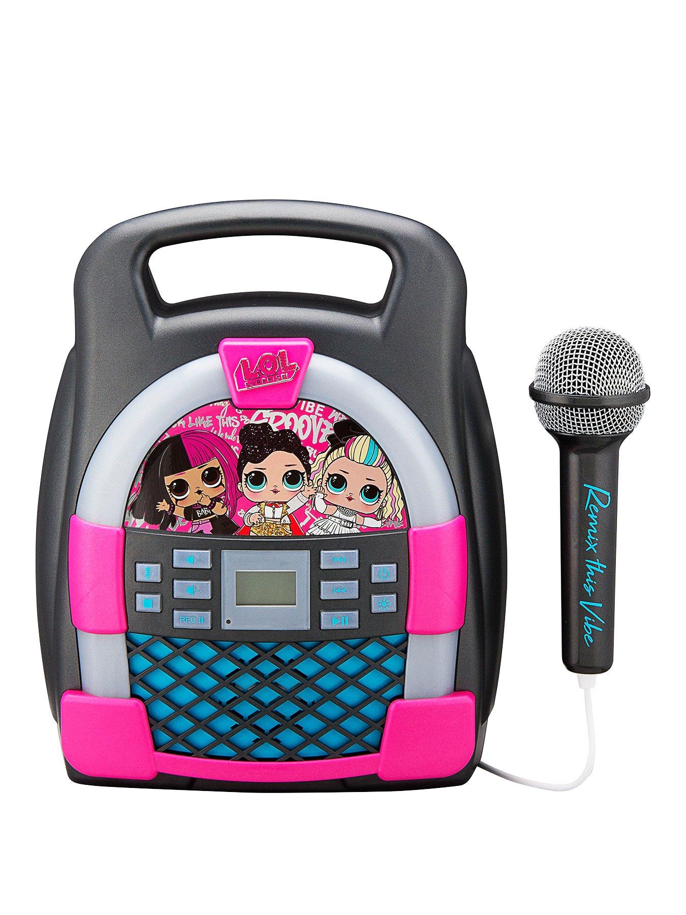 eKids LOL Surprise Bluetooth MP3 Karaoke Machine very.co.uk