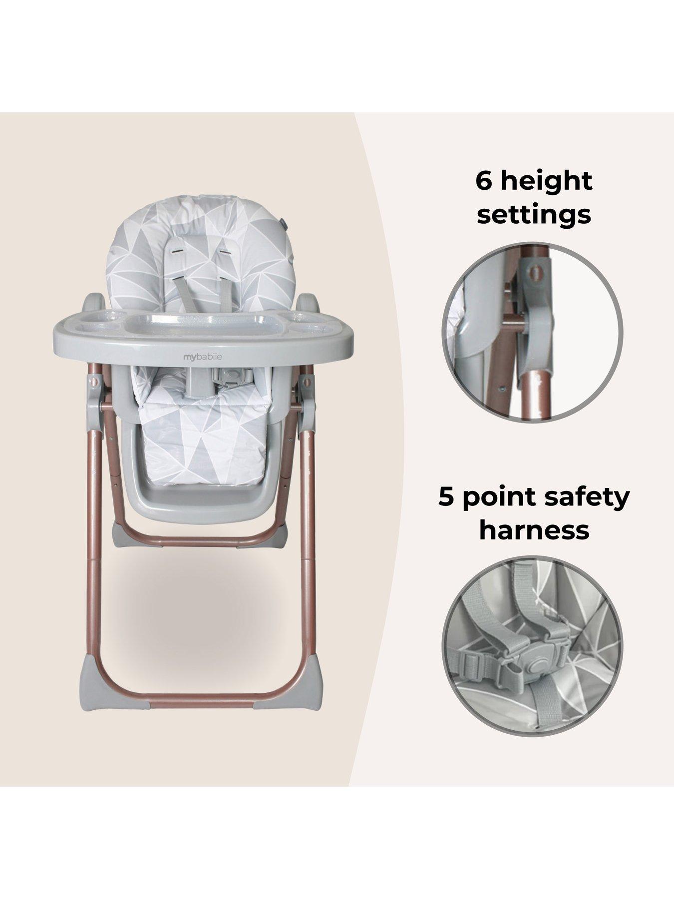 My babiie 2024 butterfly highchair