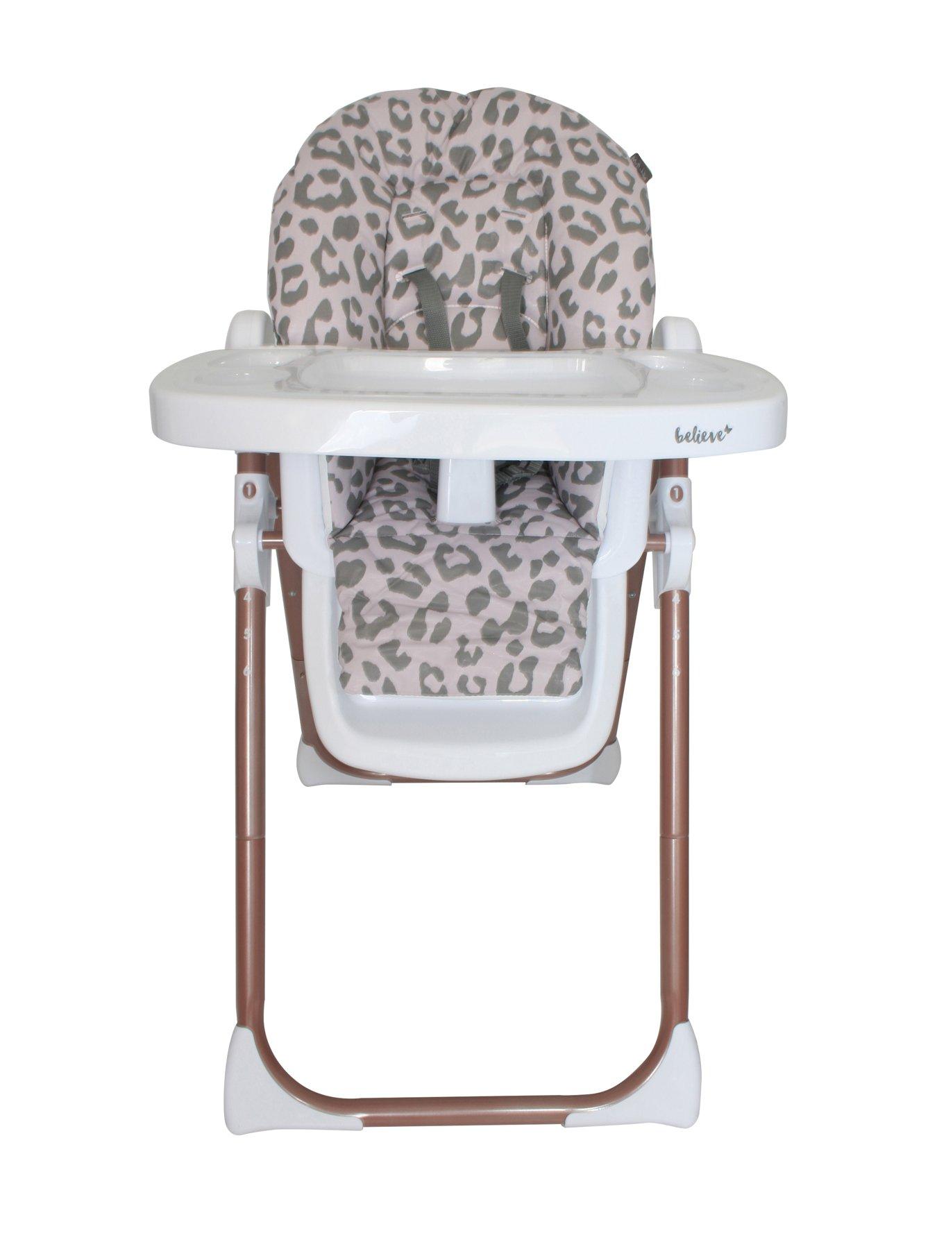 my babiie monochrome highchair