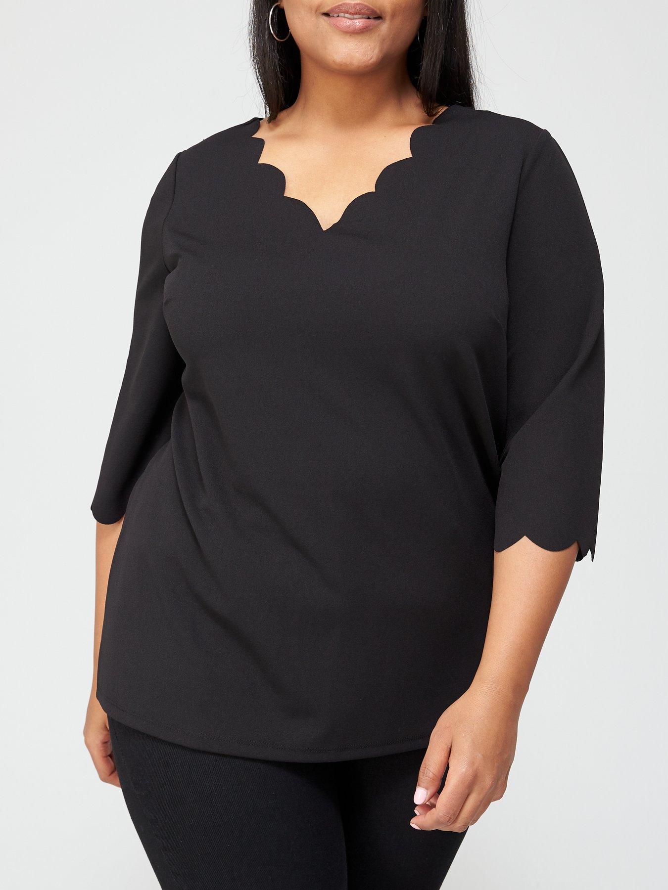 womens plus size tops uk