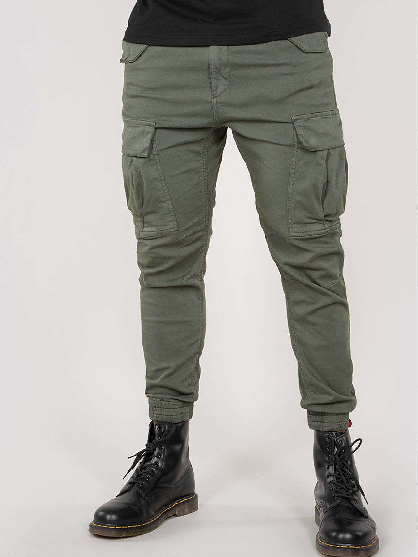 mens cargo pants cuffed