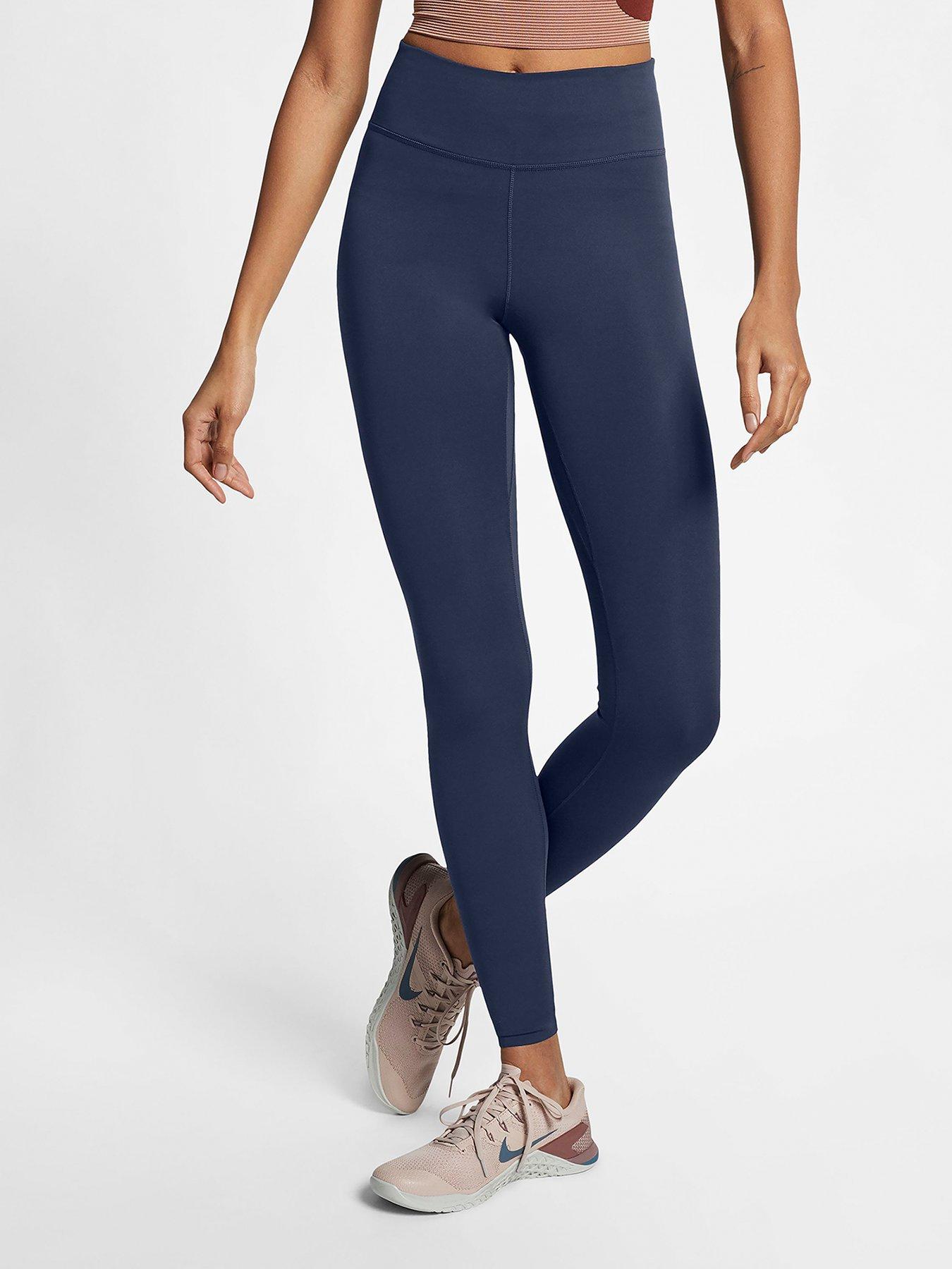 nike one luxe tights blue