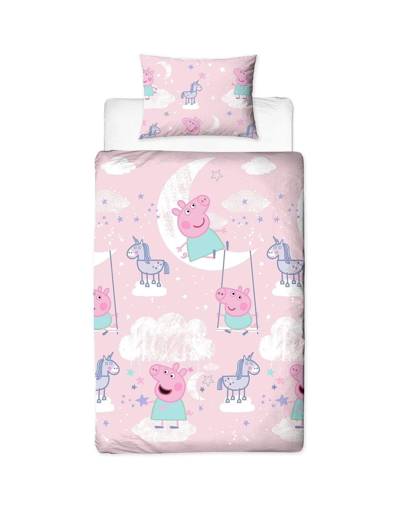 peppa pig cot bed duvet cover set