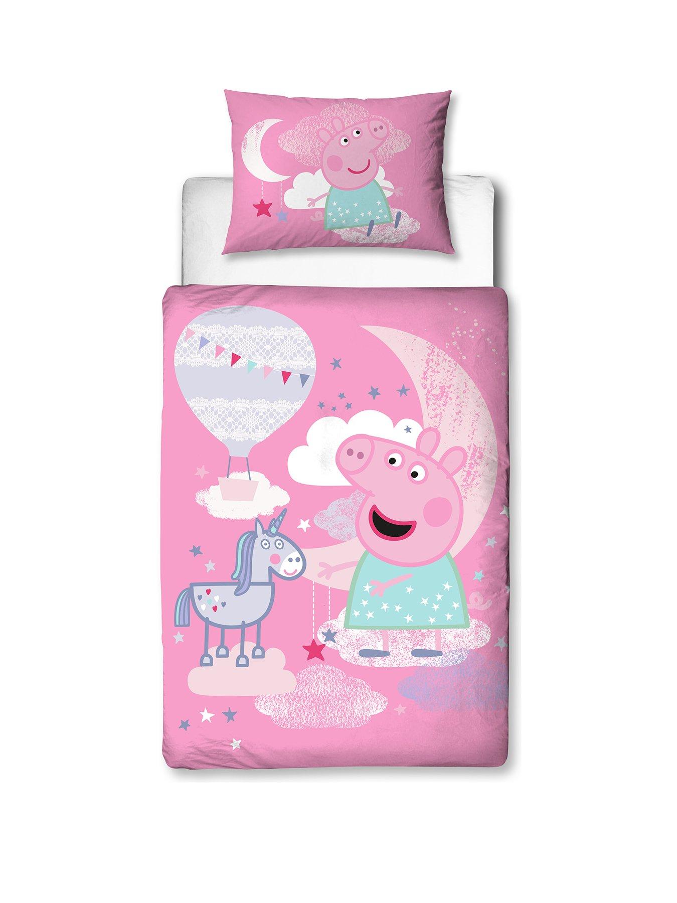 peppa pig cot bed duvet cover set