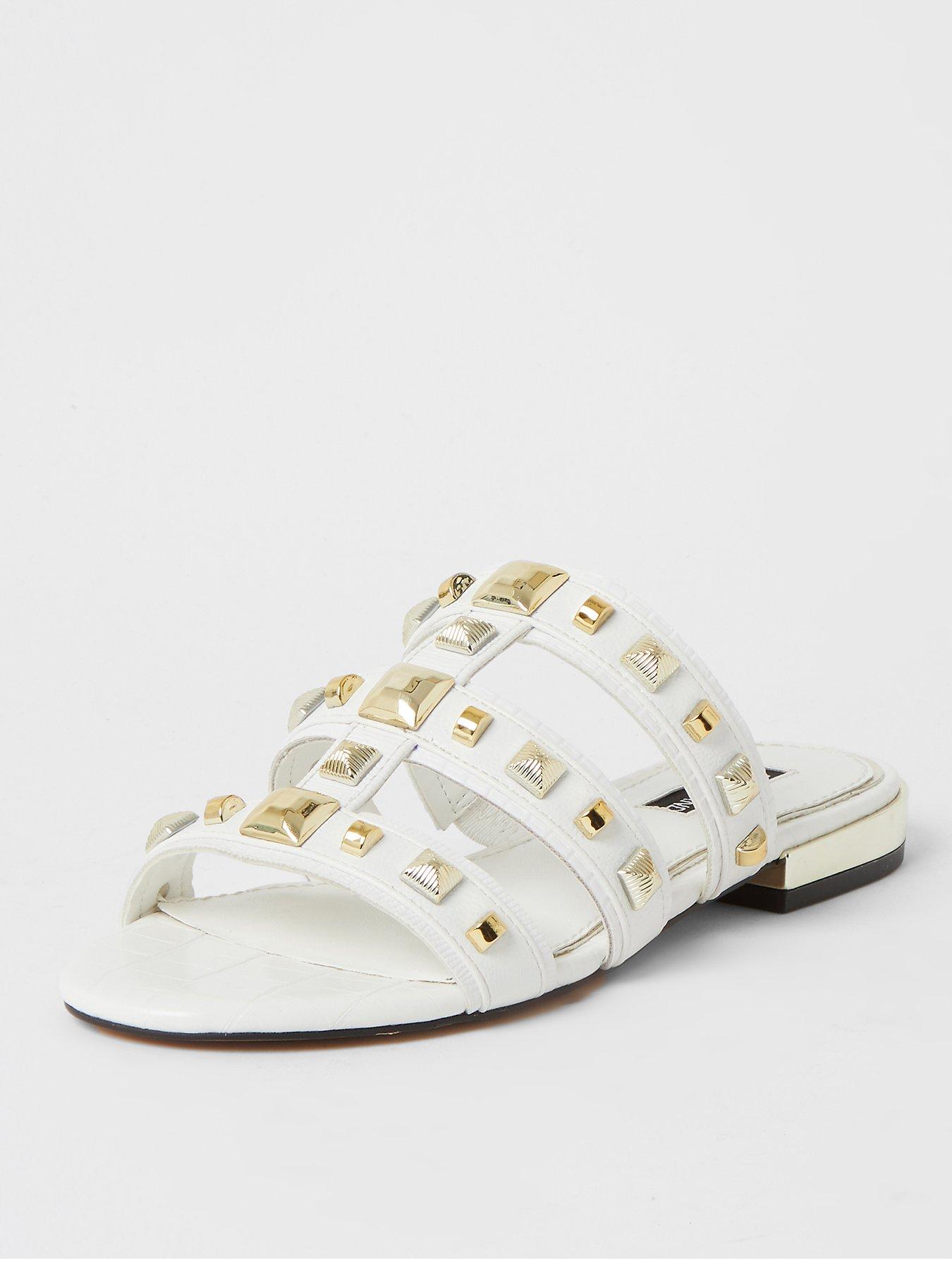 studded flat sandals uk