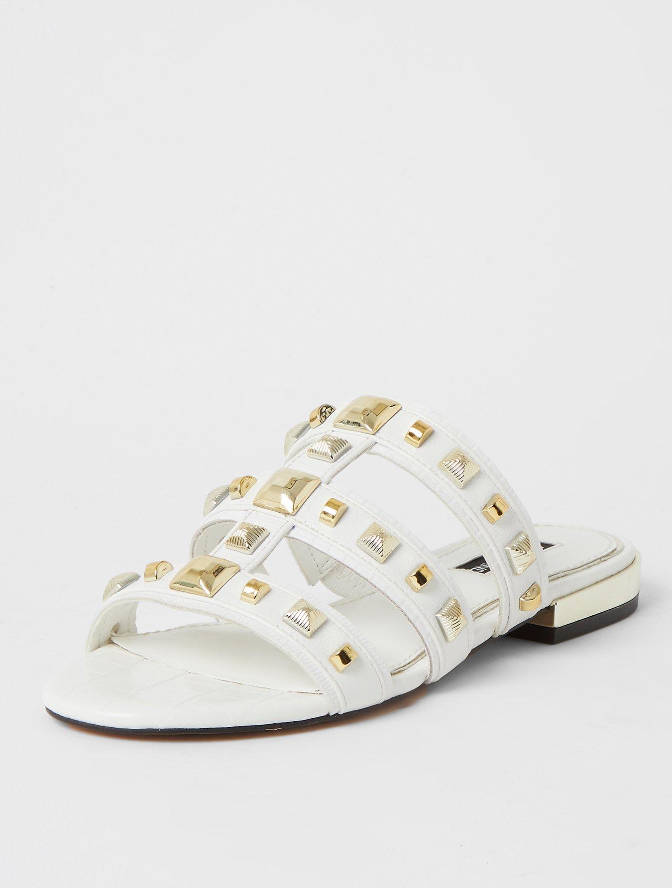 river island caged sandals