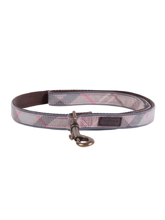 stillFront image of barbour-petsnbspreflective-pink-tartan-lead