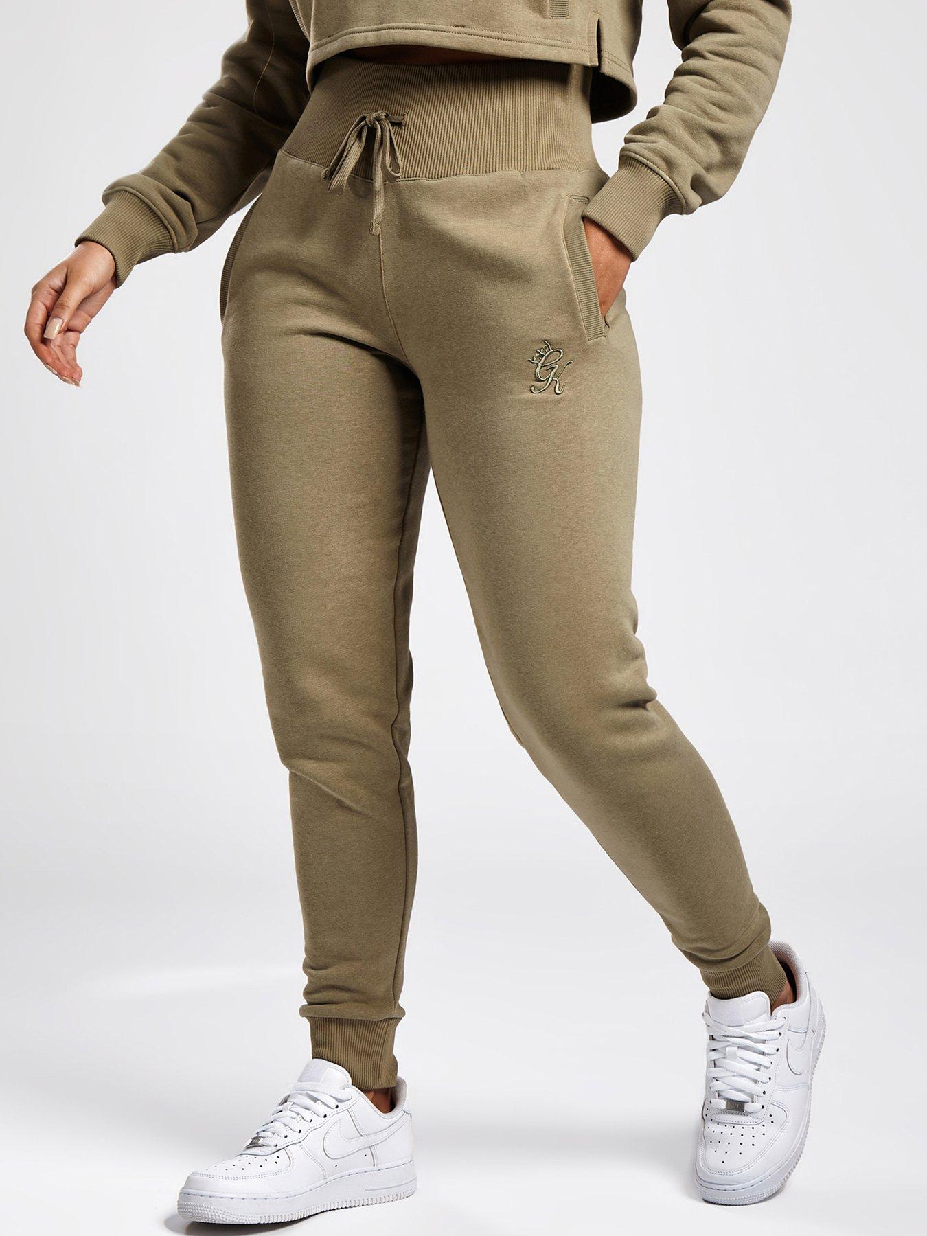 gym king beige tracksuit