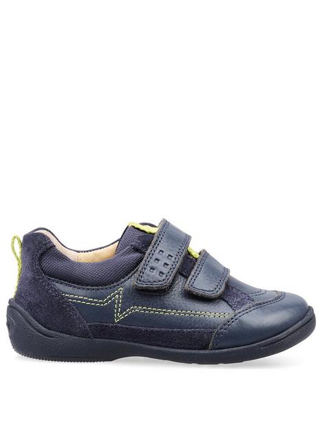 start-rite-zigzagnbspsoft-leather-double-riptape-boys-first-shoes-navy-blue