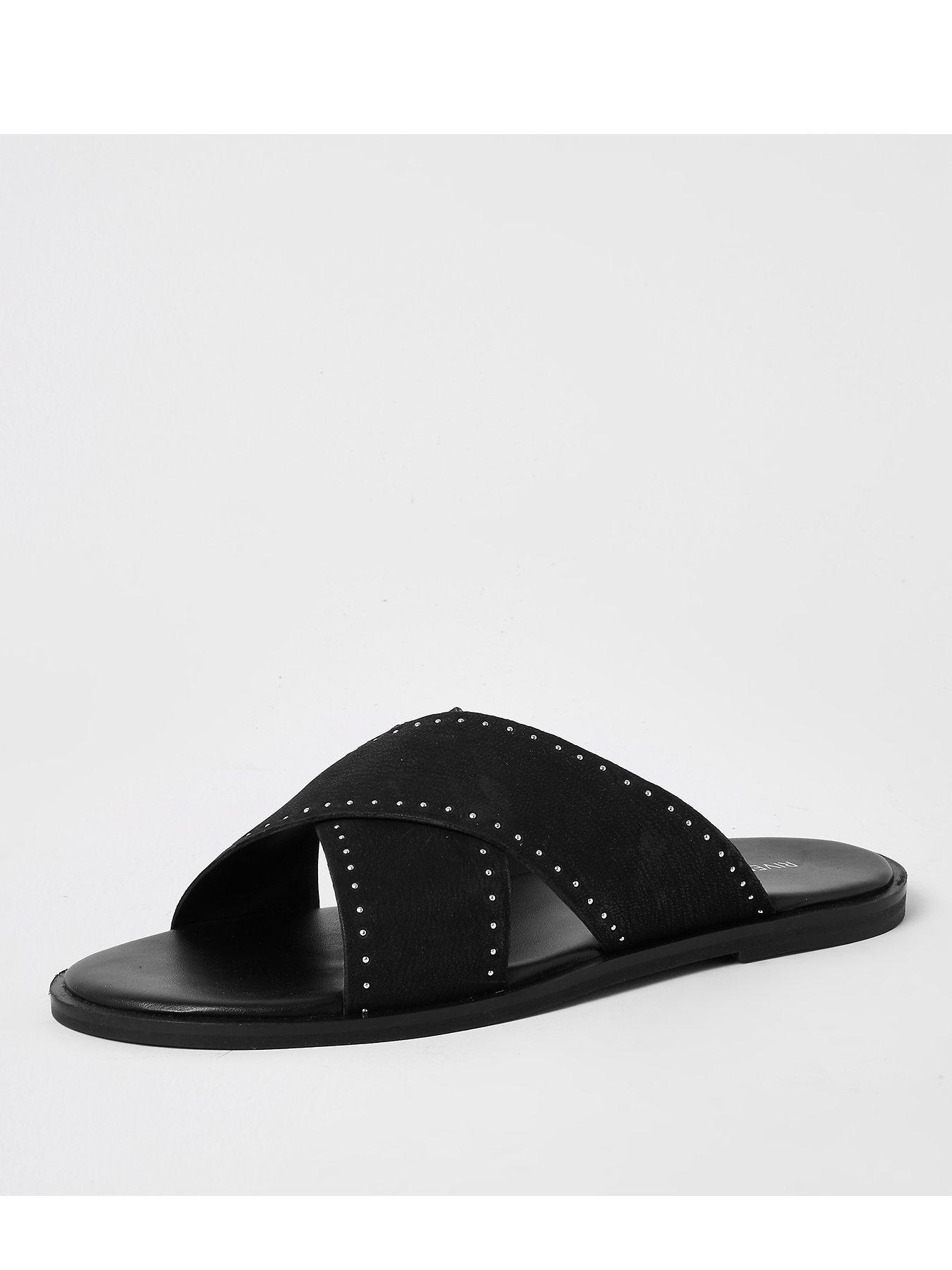 river island mens slippers