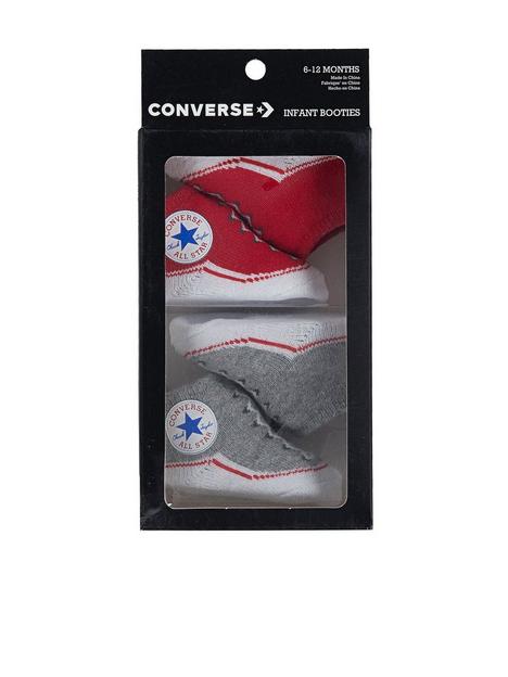 converse-younger-chuck-infant-toddler-2-pack-bootie-socks-greyred