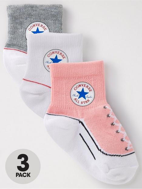 converse-younger-chuck-infant-toddler-quarter-socks-3-pack-pinkwhitegrey