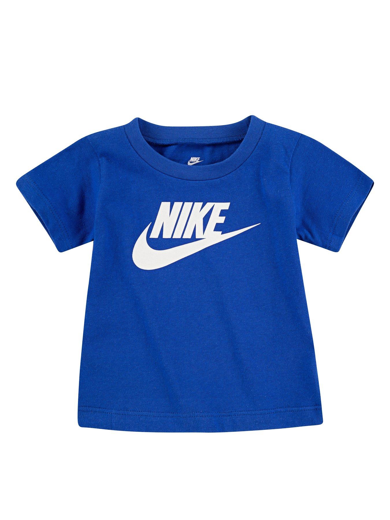 Nike Kids Boys Futura T Shirt S S Blue Very