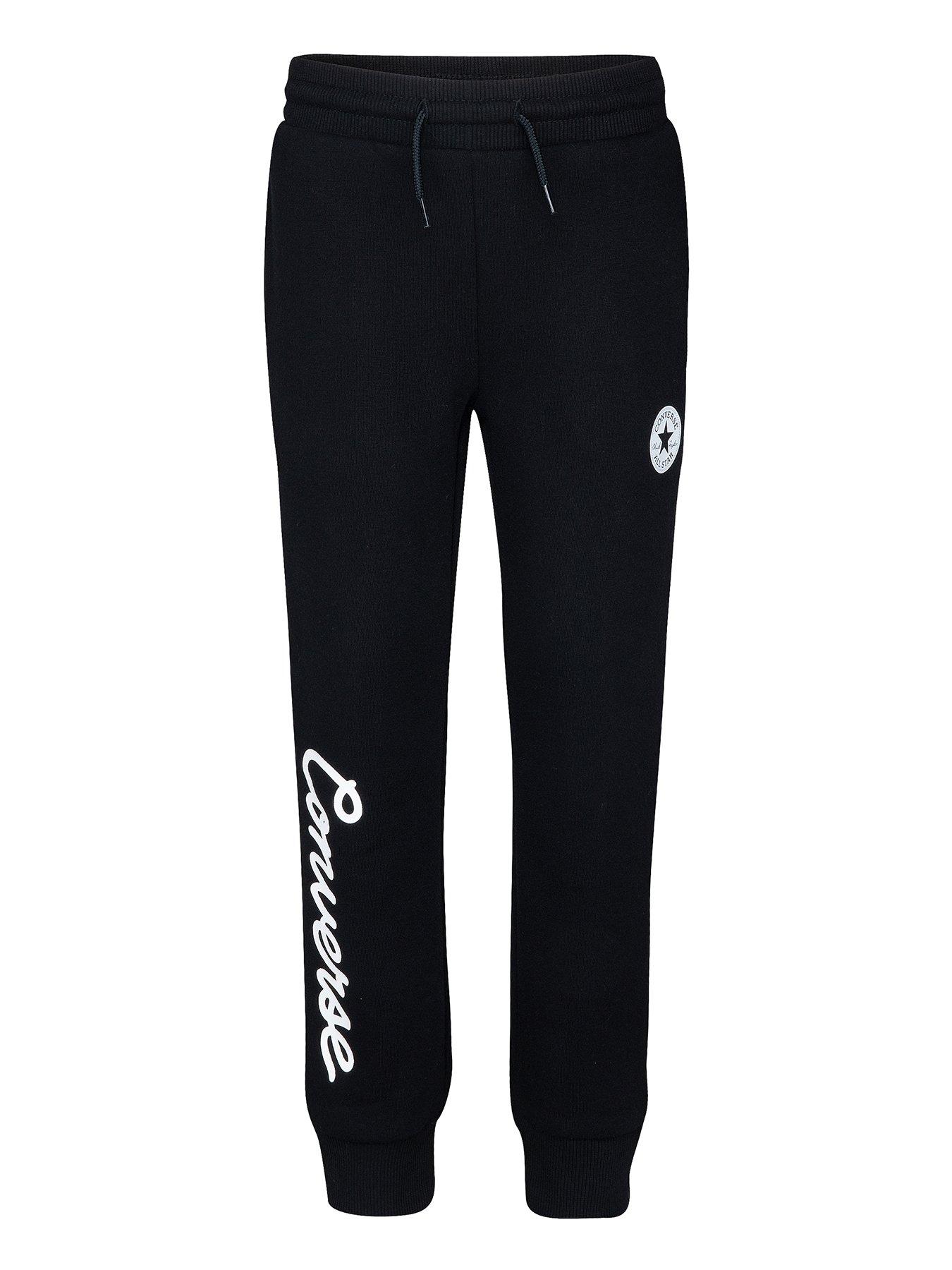Converse Younger Signature Chuck Patch Joggers - Black