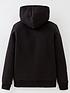  image of converse-younger-fleece-printed-chuck-patch-full-zip-hoodie-black