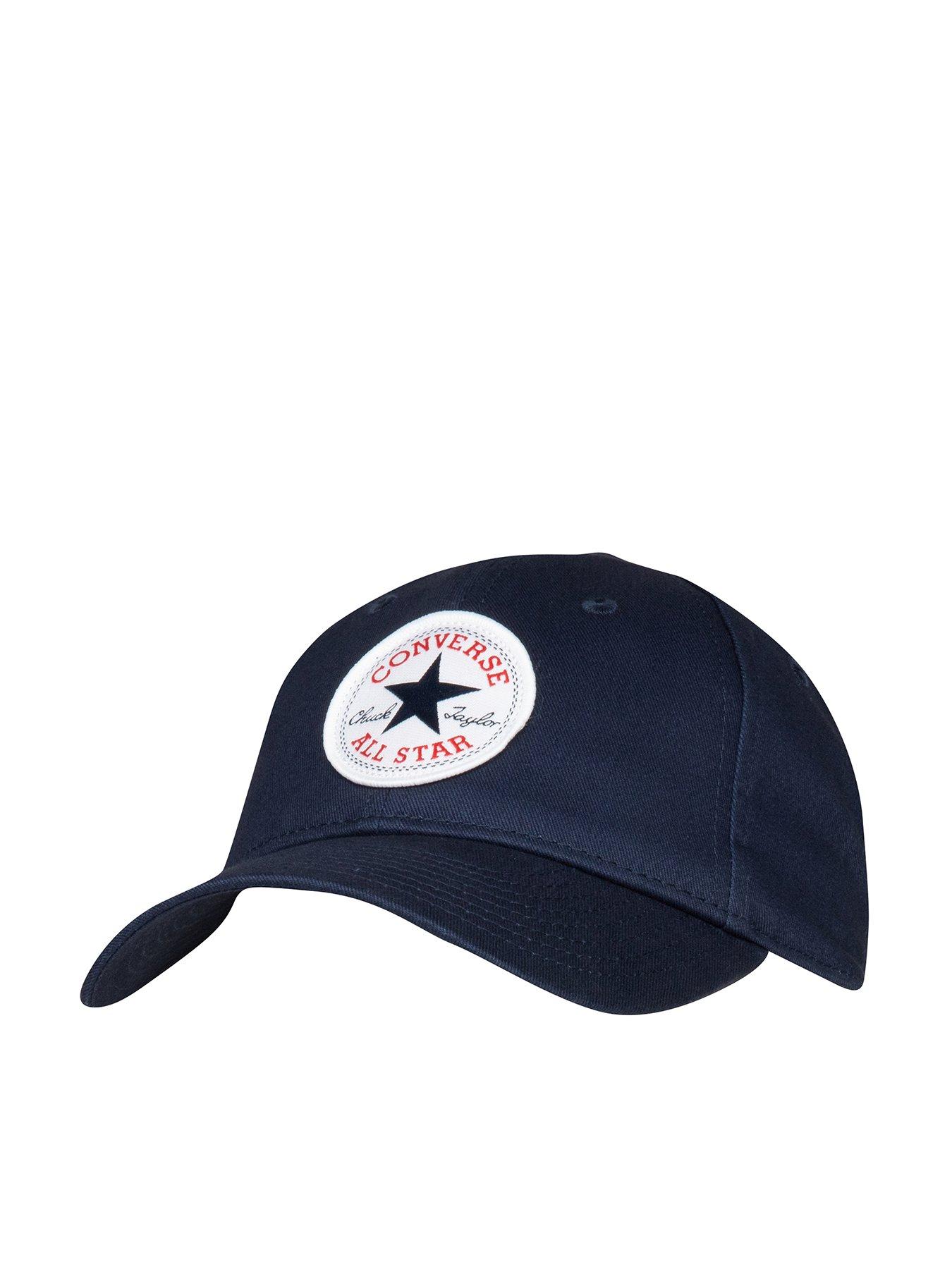 Image 1 of 2 of Converse Younger Chuck Patch Curved Brim Cap - Blue