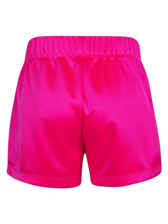 Nike Younger Girls Logo Waistband Shorts - Pink | very.co.uk