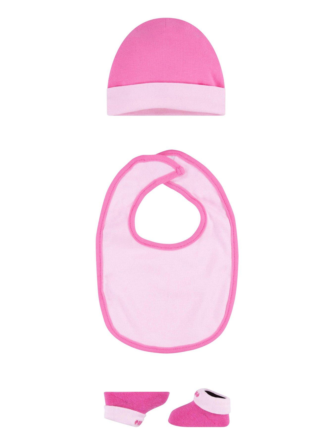 Converse Younger Chuck Infant Hat Bib Bootie Set 3pc very