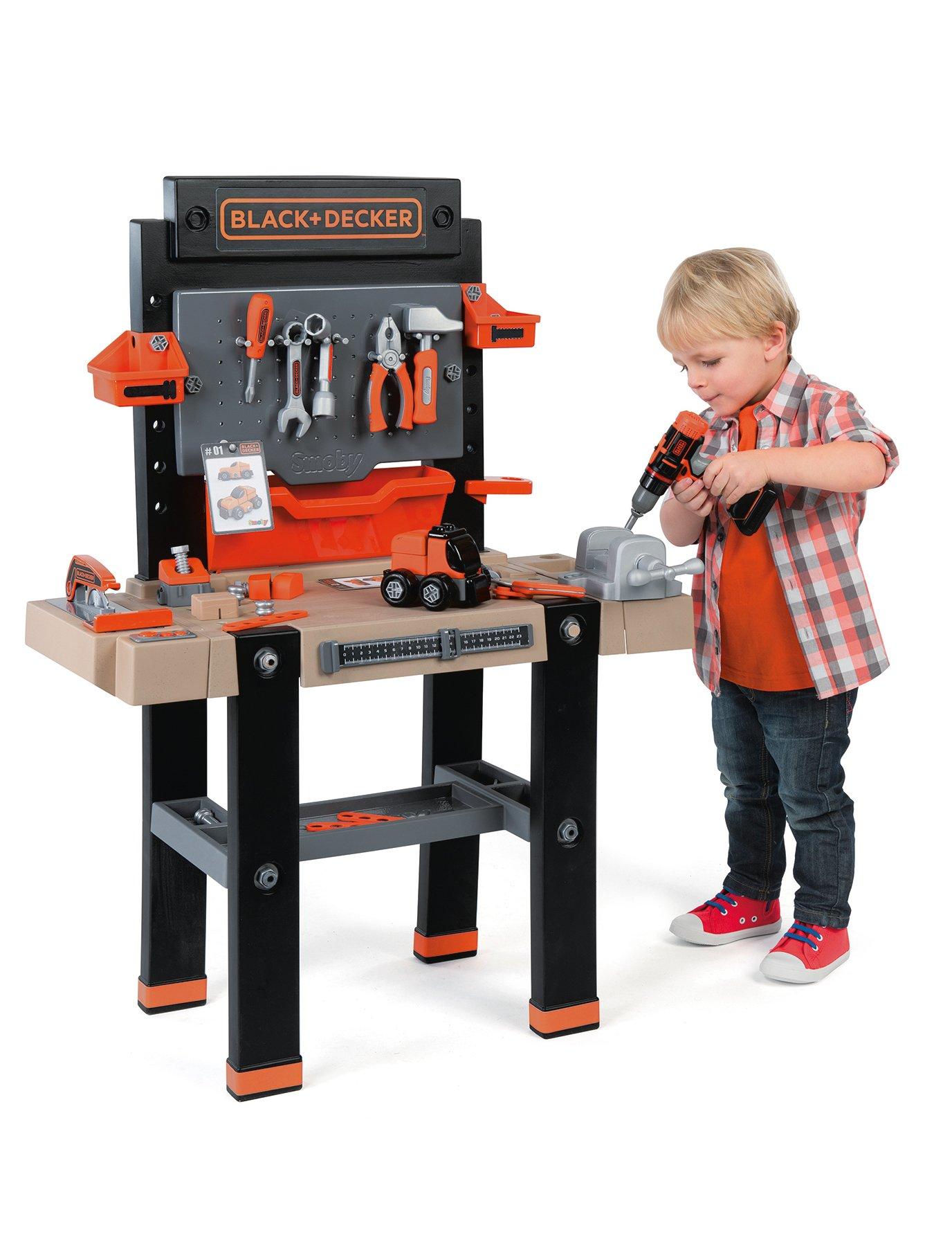 Smoby Black Decker Kids Ultimate Workbench with 95 Accessories