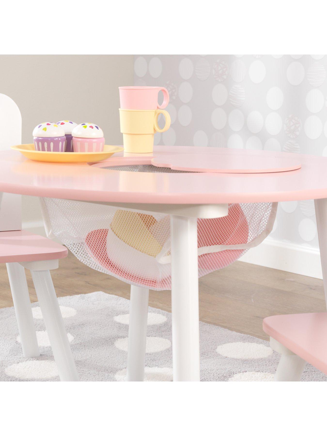 Kidkraft heart table discount and chair set