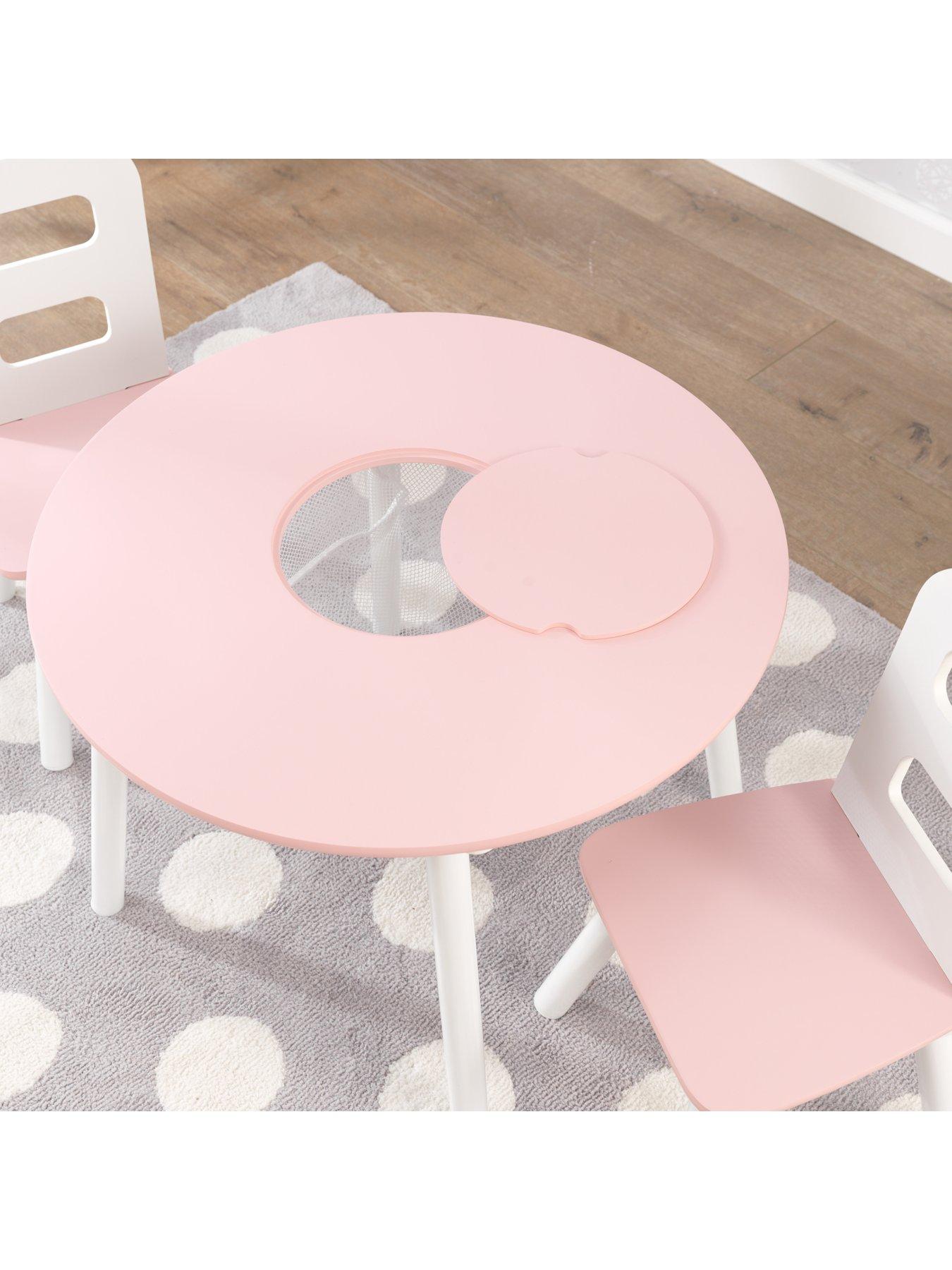 kidkraft round storage table