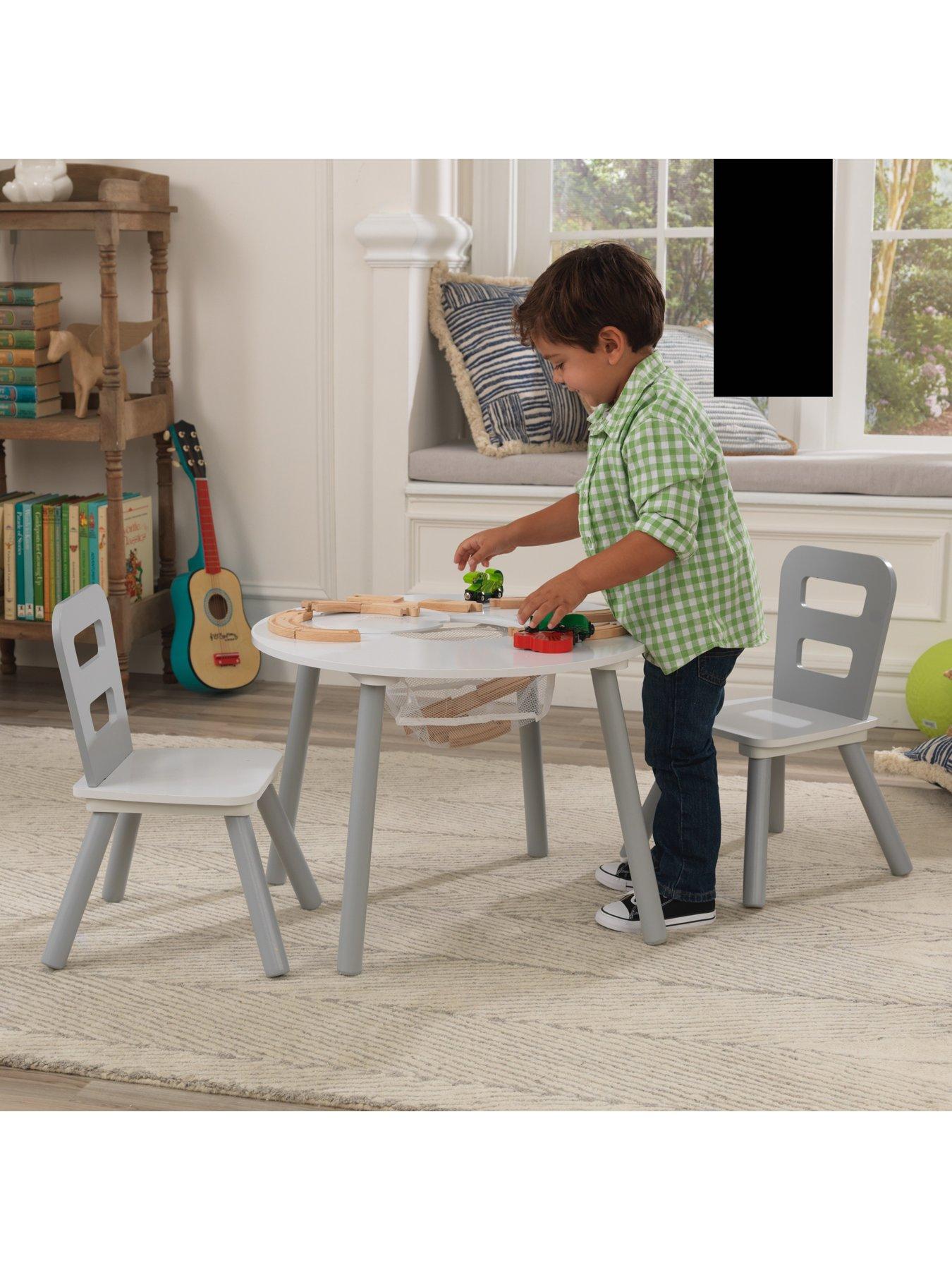 Kidkraft round storage table best sale & 4 chair set