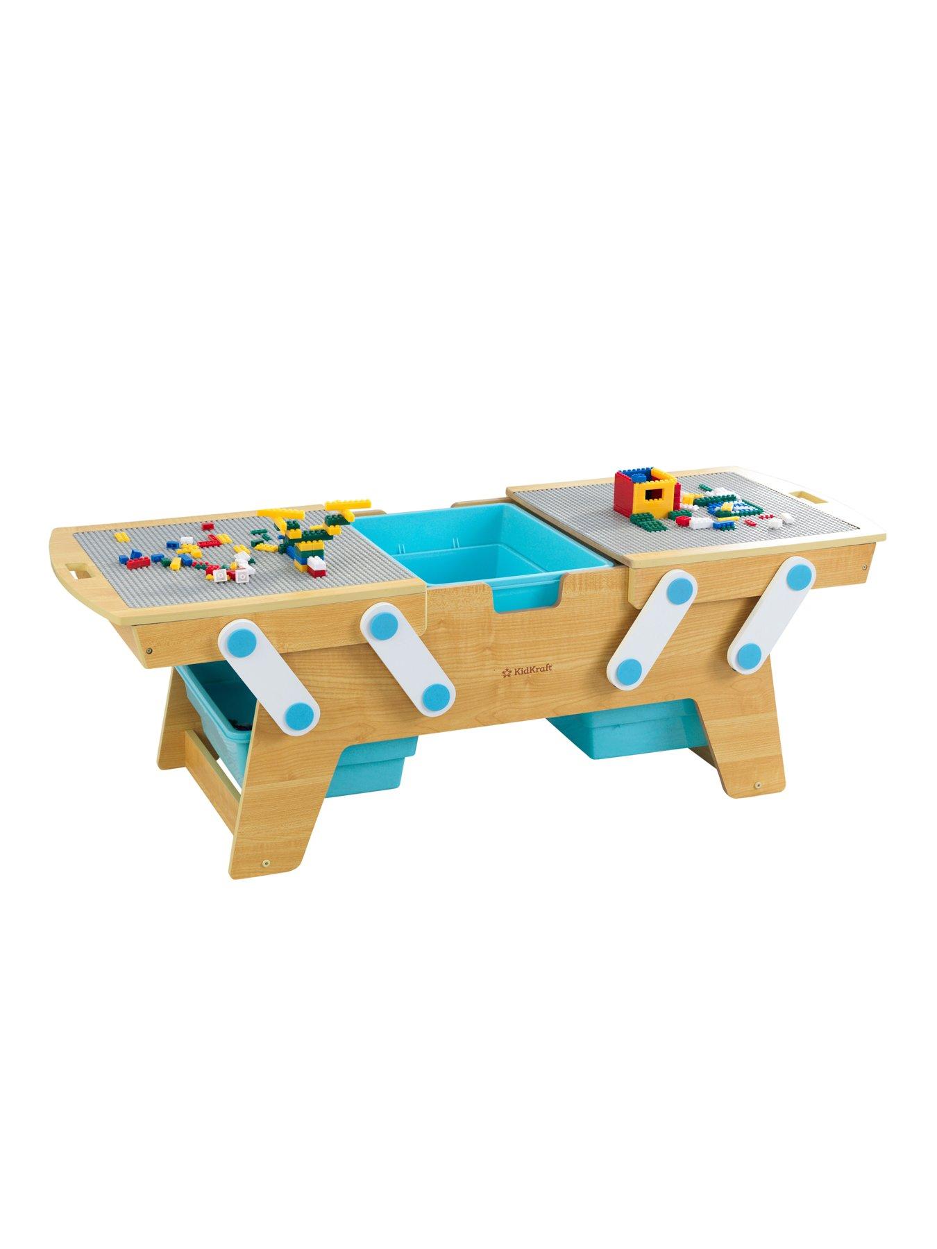 Kidkraft Building Bricks Play N Store Table very.co.uk