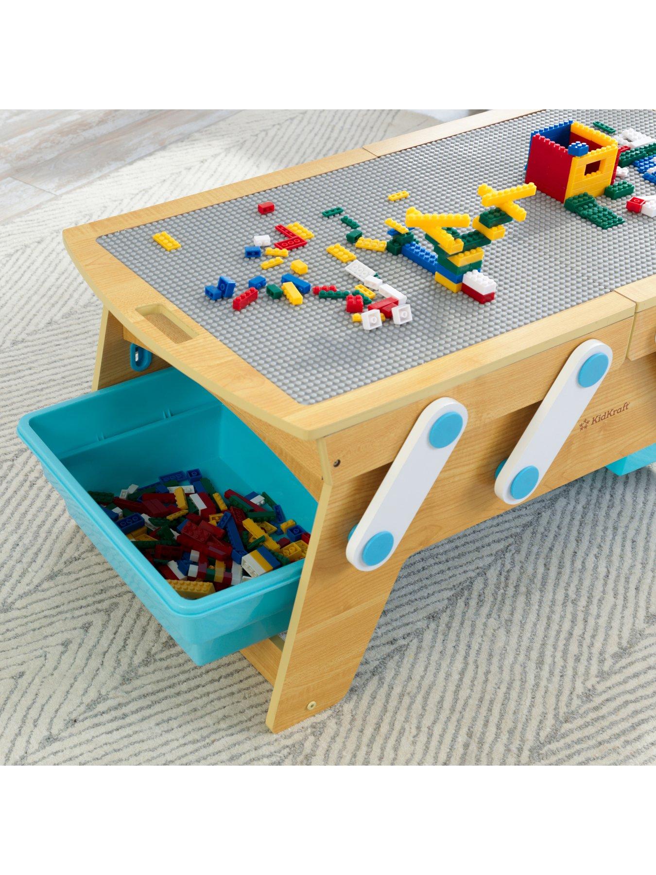 Kidkraft lego deals table with storage