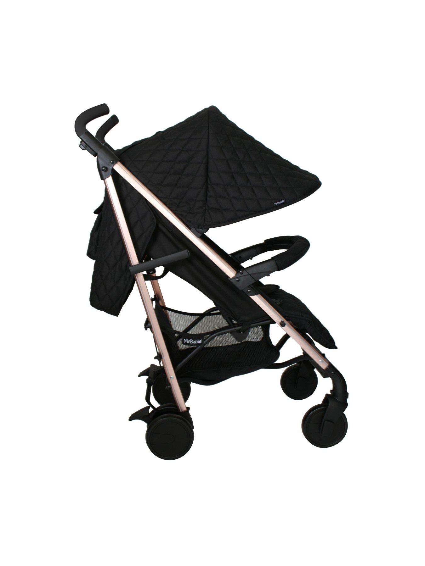 Image 2 of 6 of My Babiie MB51 Plus Stroller - Quilted Black