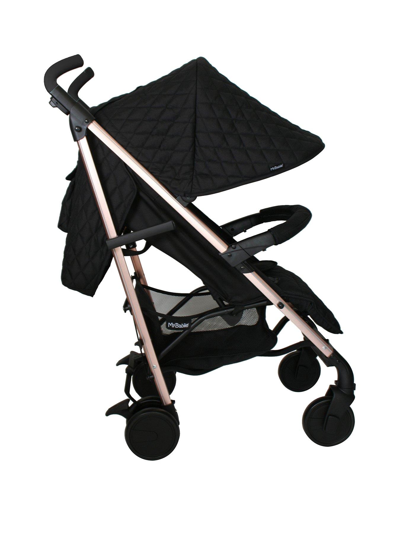 My Babiie MB51 Plus Stroller Quilted Black Very