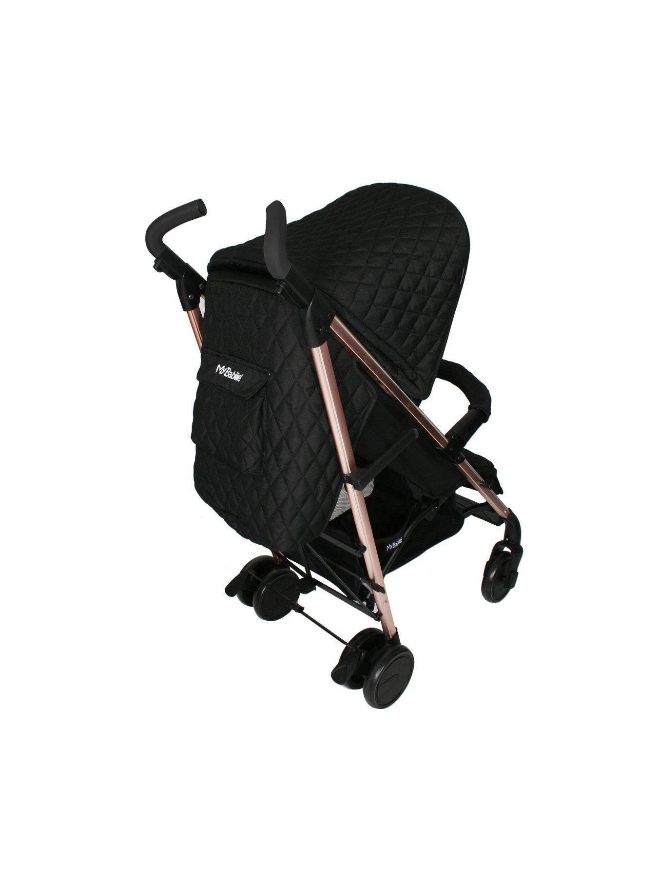 My Babiie MB51 Plus Stroller Quilted Black Very