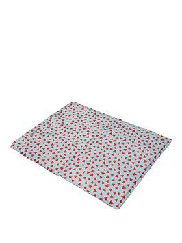 Product photograph of Rosewood Pet Watermelon Print Rectangular Cool Mat 65cm X 50cm from very.co.uk