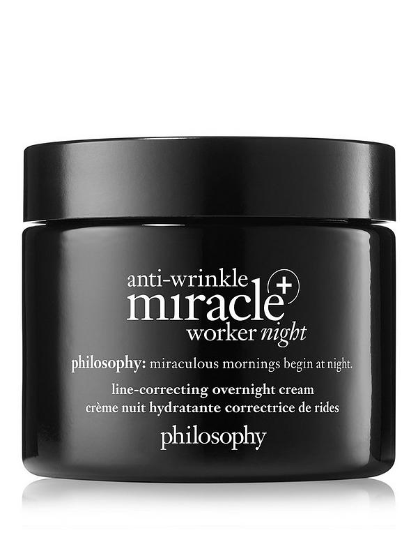 Image 1 of 3 of Philosophy Anti-Wrinkle Miracle Worker+ Line-Correcting Overnight Cream 60ml