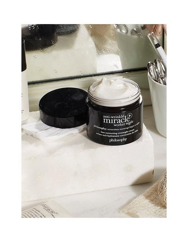 Image 2 of 3 of Philosophy Anti-Wrinkle Miracle Worker+ Line-Correcting Overnight Cream 60ml