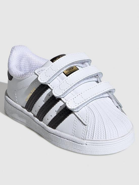 front image of adidas-originals-superstar-cf-infant-trainers