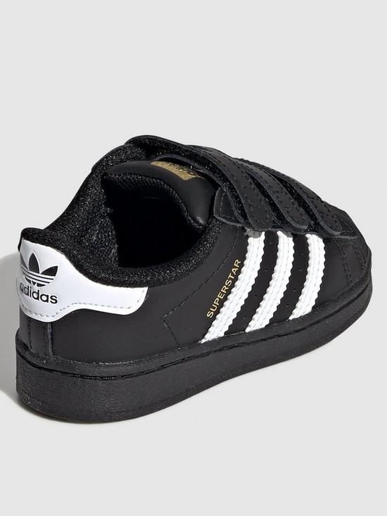 stillFront image of adidas-originals-unisex-infant-superstar-trainers-blackwhite