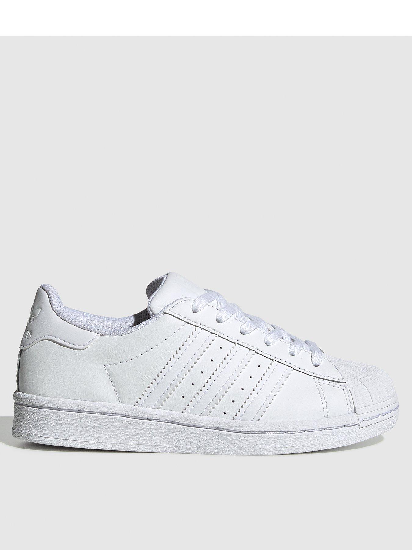 Mens all 2024 white adidas superstars