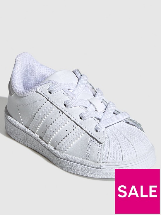 front image of adidas-originals-unisex-infant-superstar-trainers-whitewhite